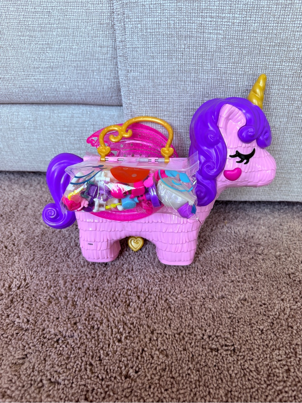 Mattel Polly Pocket Unicorn Party Playset